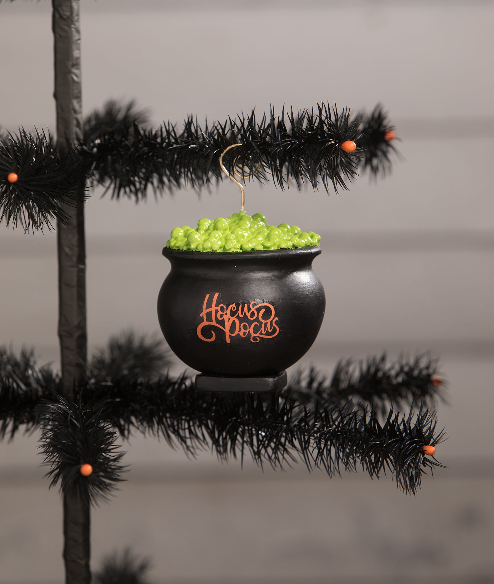 Bubble Bubble Toil & Trouble Cauldron Place Card Holder