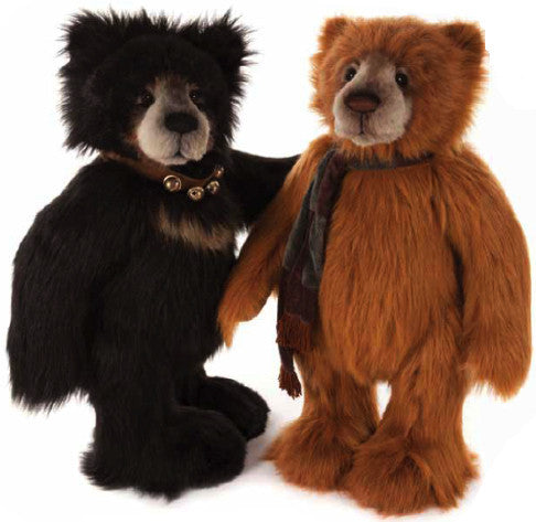 Charlie Bears Kenzie & Kassius Large Standing Teddy Bears