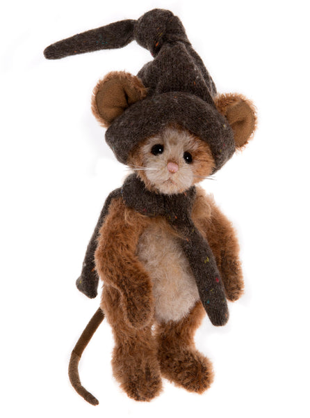 Charlie Bears Clockwork Mouse with Hat & Scarf | Mini Isabelle Lee