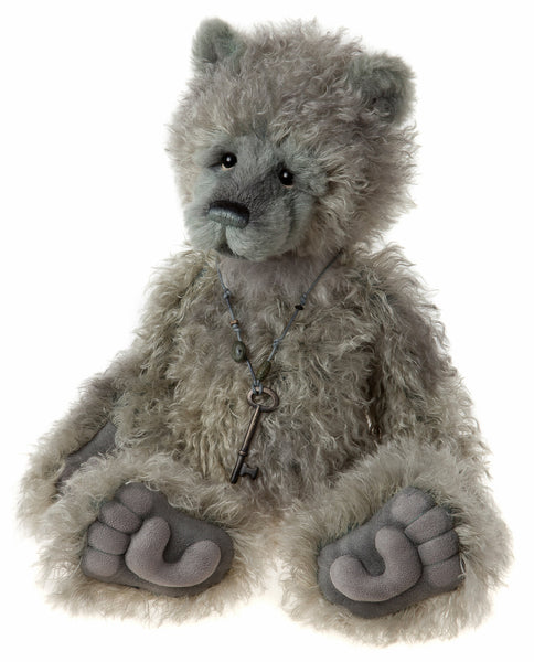 Charlie Bears Footprints Bear | Mohair Teddy Bear - TheHolidayBarn.com