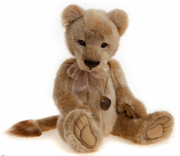 Charlie Bears Lyra Lioness Lion Stuffed Animal - TheHolidayBarn.com