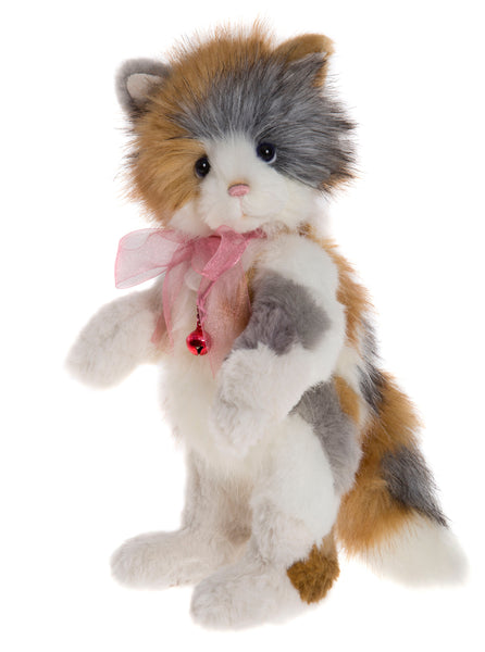 Charlie Bears Mitzi Calico Kitty Cat | Jointed Stuffed Animal