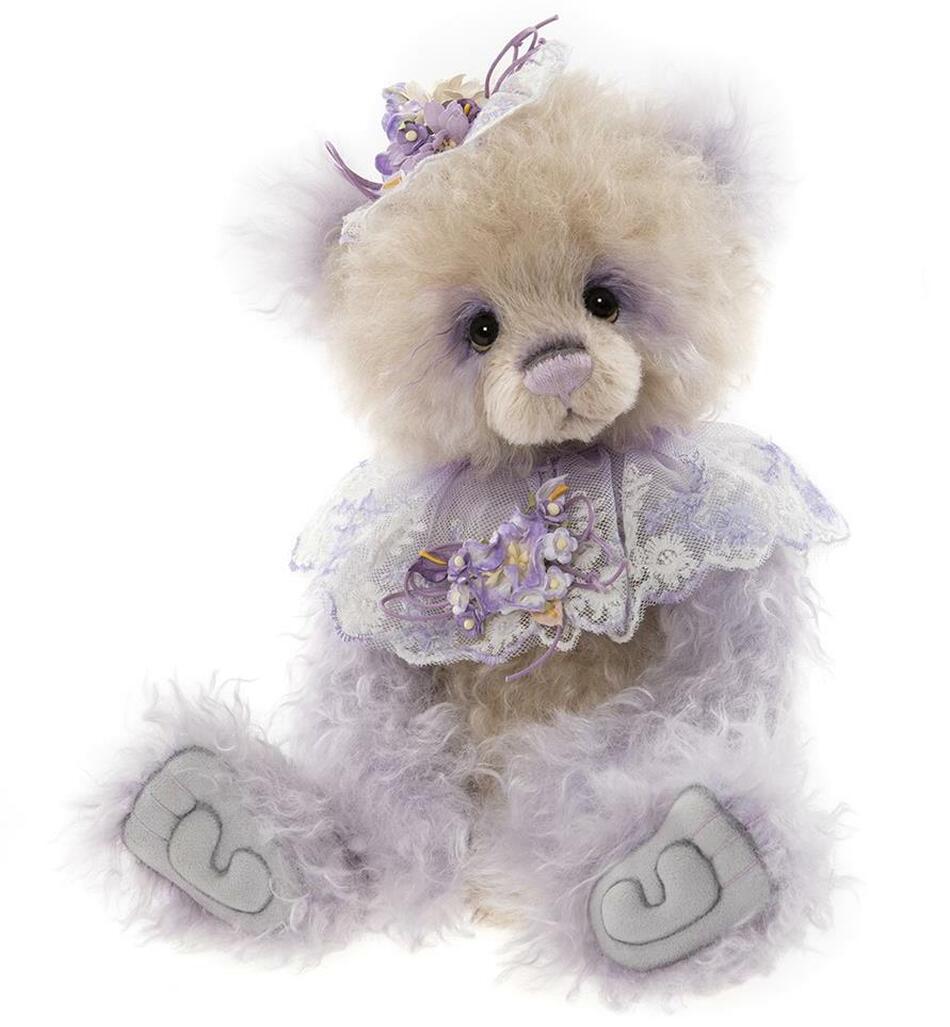 Charlie Mohair Year Bear 2022 with Lavender Fur