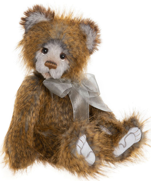 Charlie Bears Nick Teddy Bear | Gray & Auburn Teddy Bear
