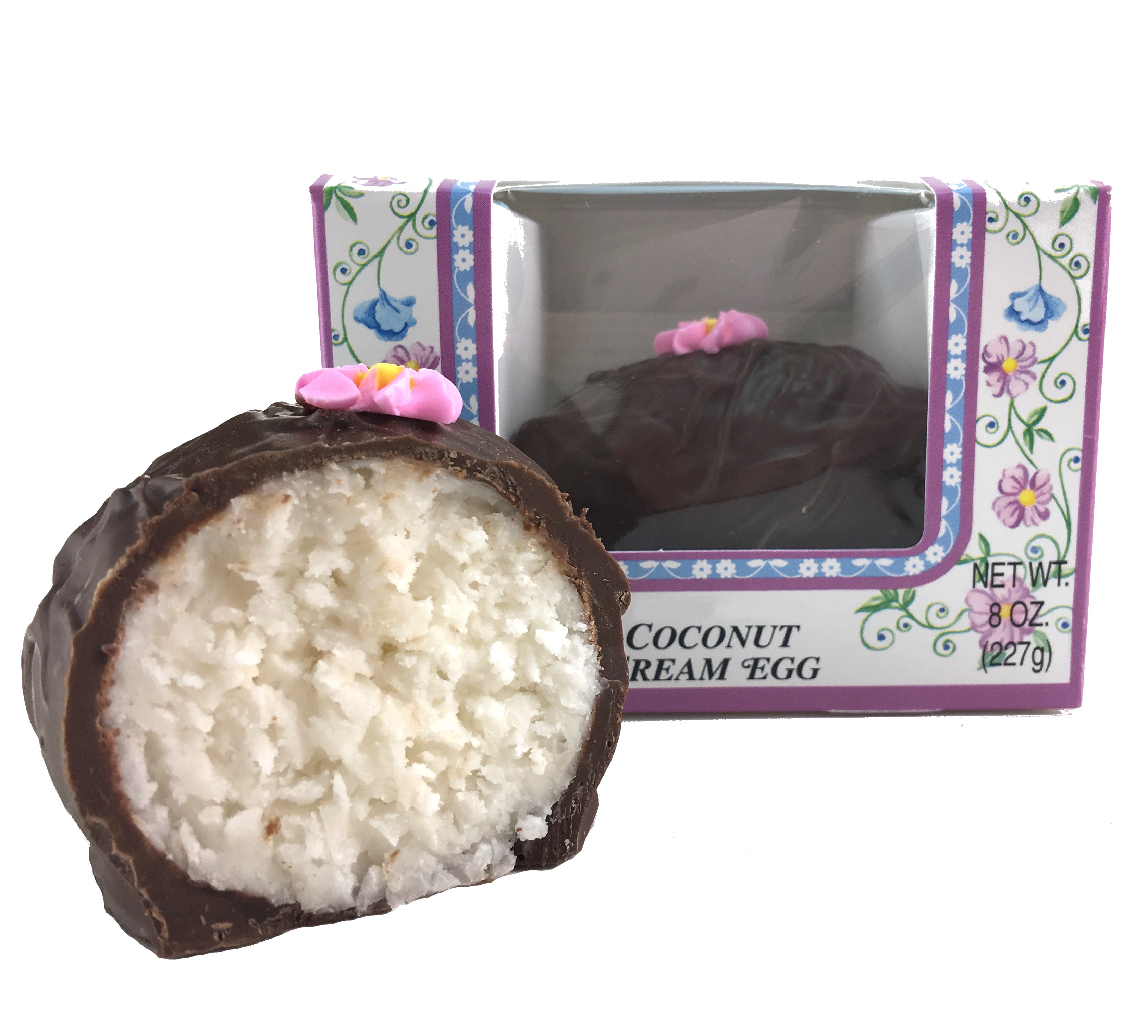 Coconut Cream Egg - Old Fashioned Chocolates Eggs