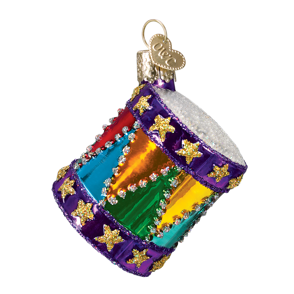 Toy Drum Ornament - Glass Christmas Ornaments