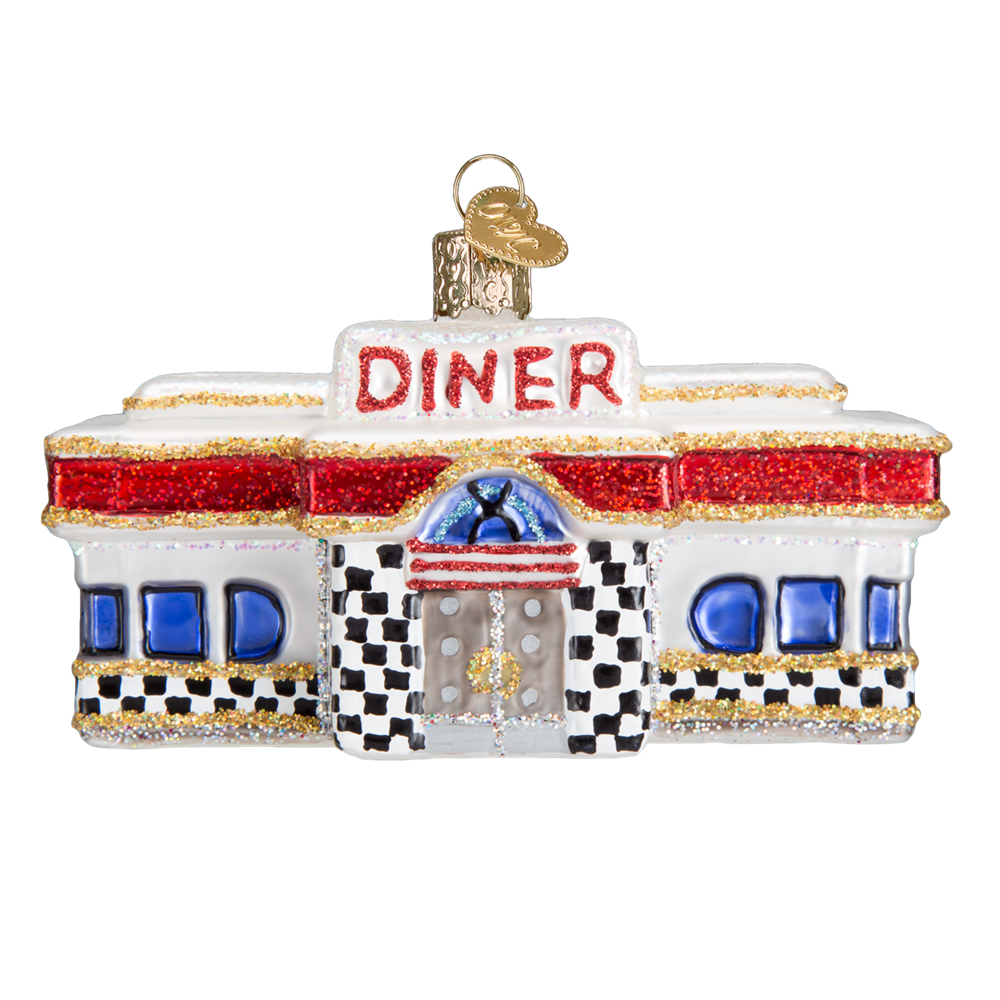 Dinner Ornaments - Glass Christmas Tree Ornament