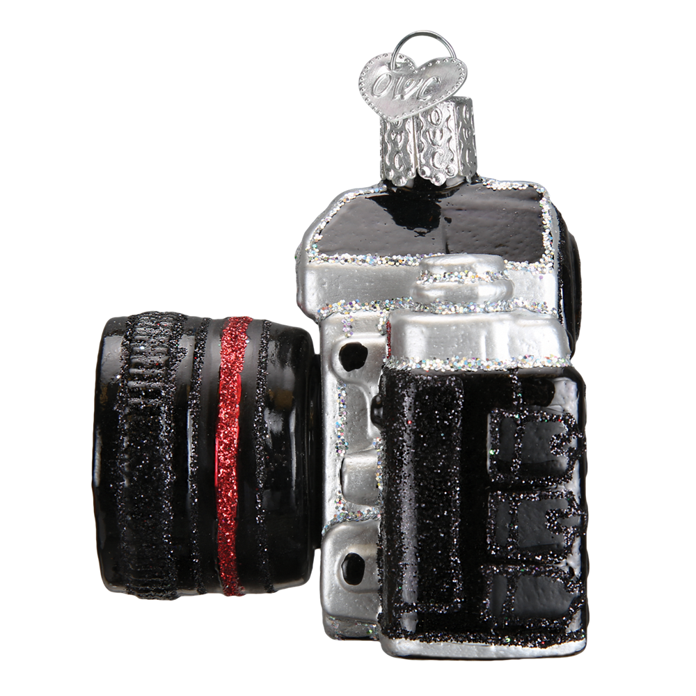 Photography Ornament - Glass Camera
