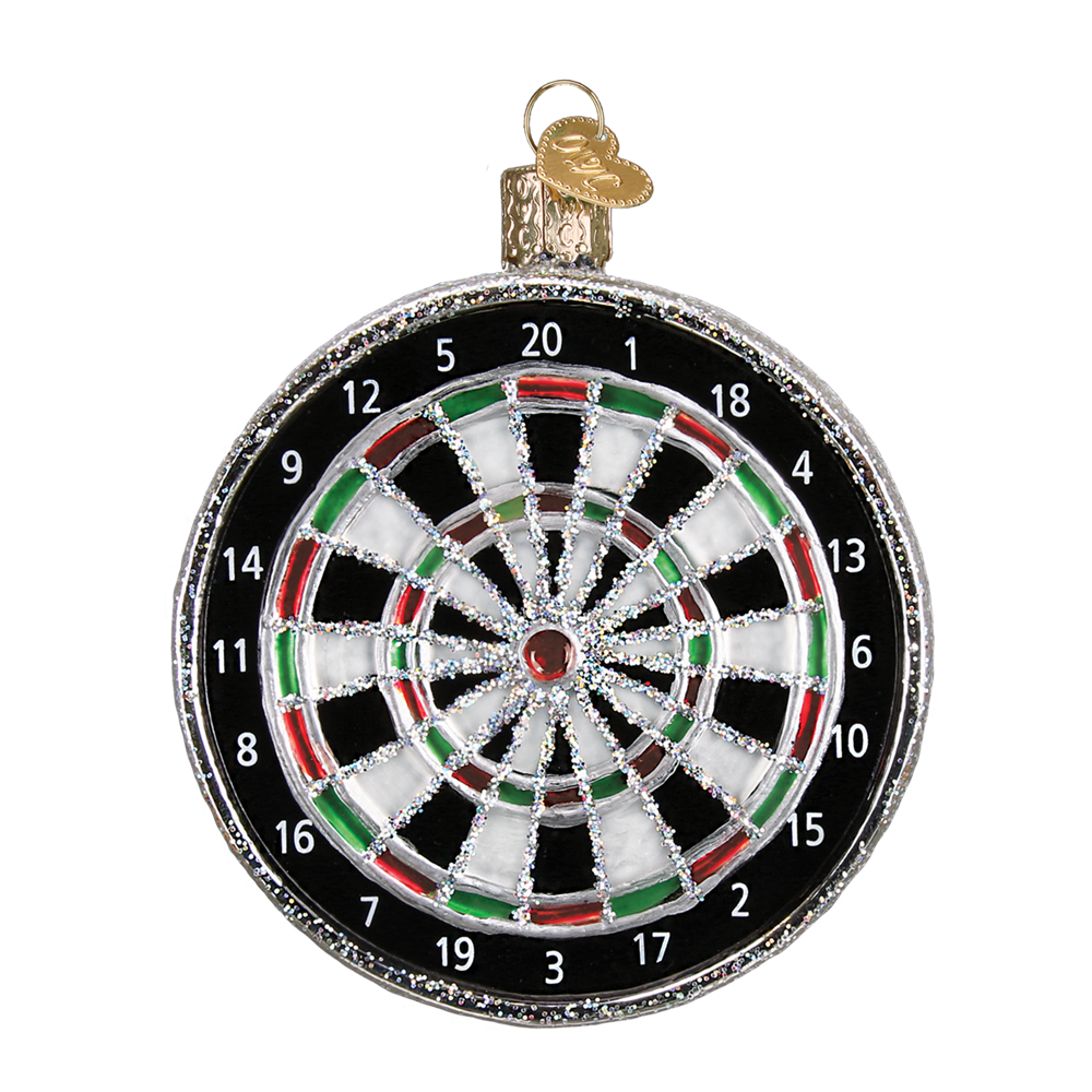 Dart Board Christmas Ornaments