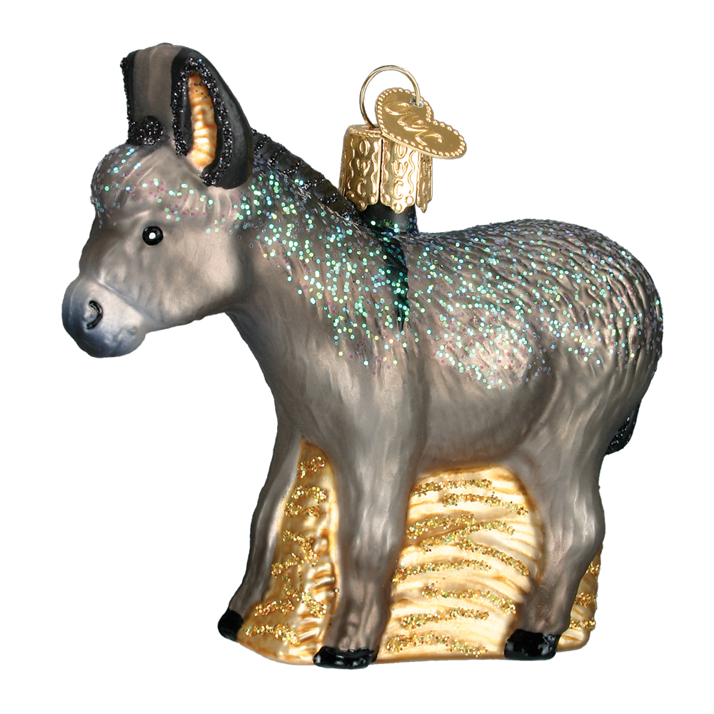 Old World Christmas Donkey Ornament - Nativity