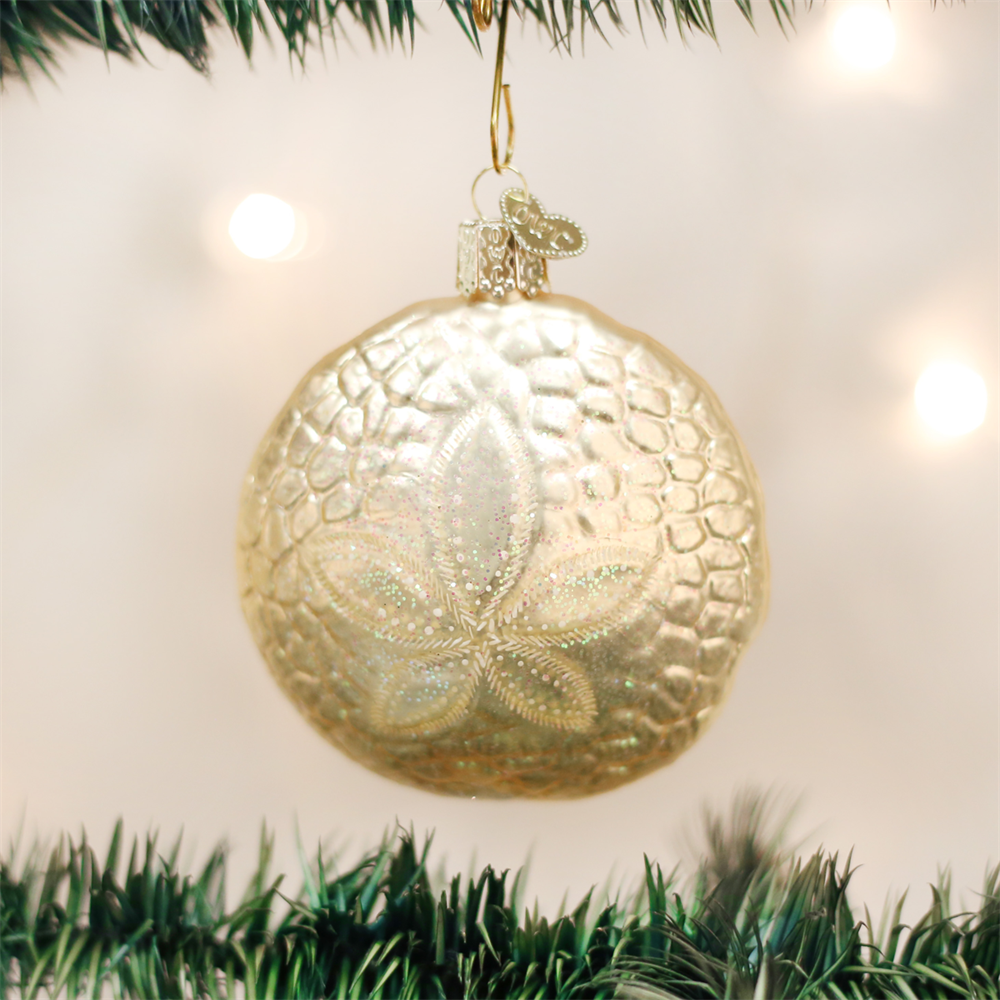 Old World Christmas Sand Dollar Ornament