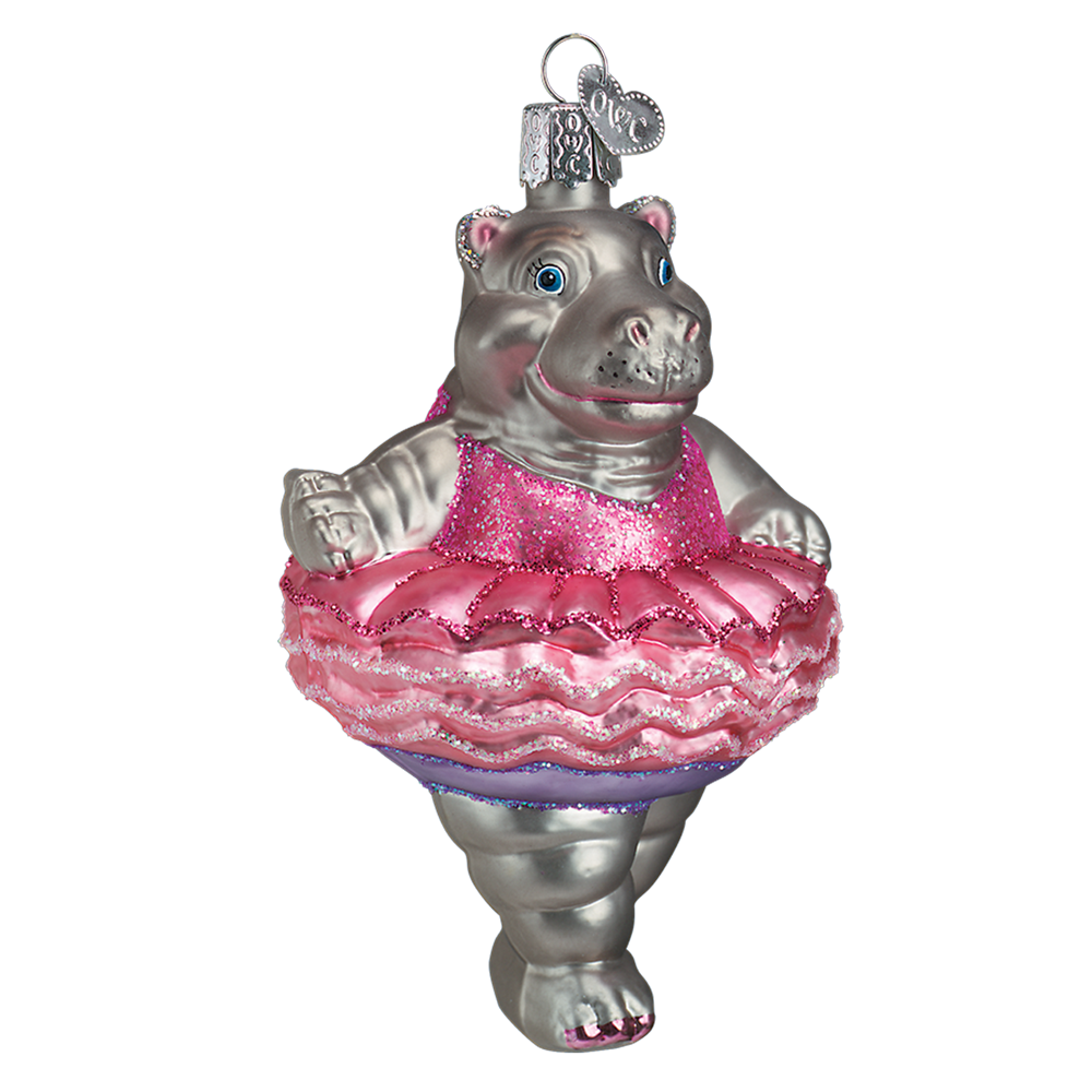 Hippo Ballerina Ornament - Christmas Tree Ornaments
