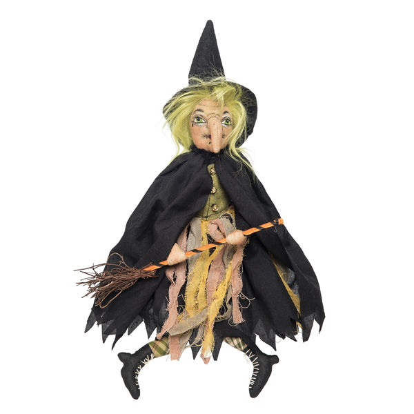 Hortense Witch | Joe Spencer Halloween Dolls | Cloth Witches