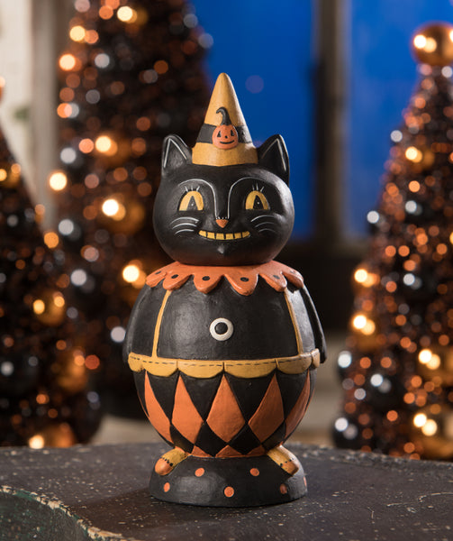 Jester Jack Cat Spooks Jar | Johanna Parker Halloween