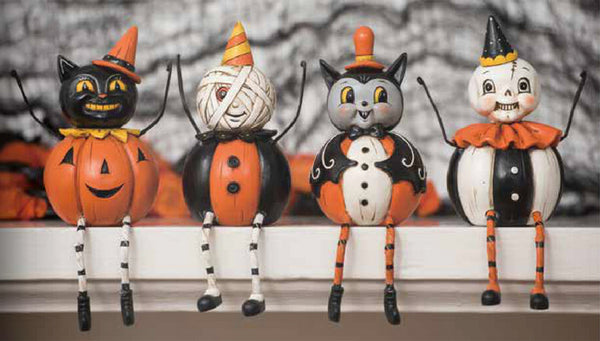 Johanna Parker Halloween discount Witch,Ghost & Cat Shelf Sitters