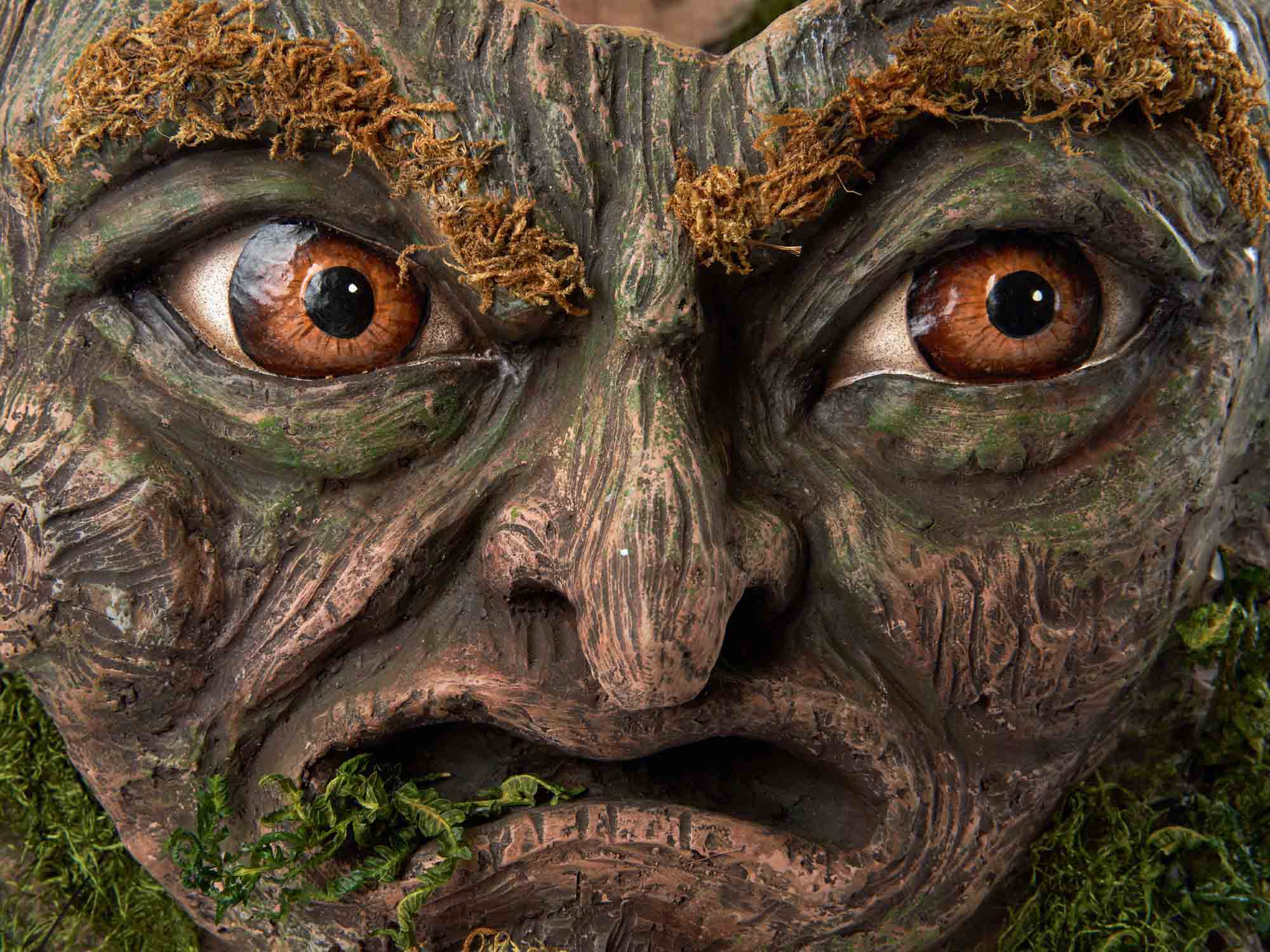 Grumpy Stump Candy Container Face