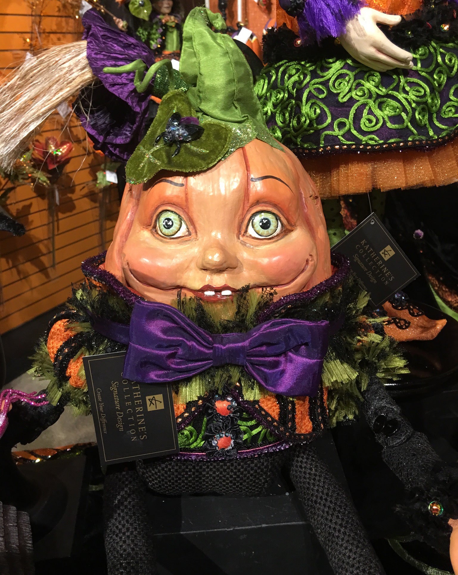 Katherine's Collection Pumpkin Patch Boy Halloween Doll