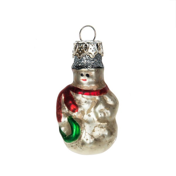 Mini Snowman Ornaments - Set of 6