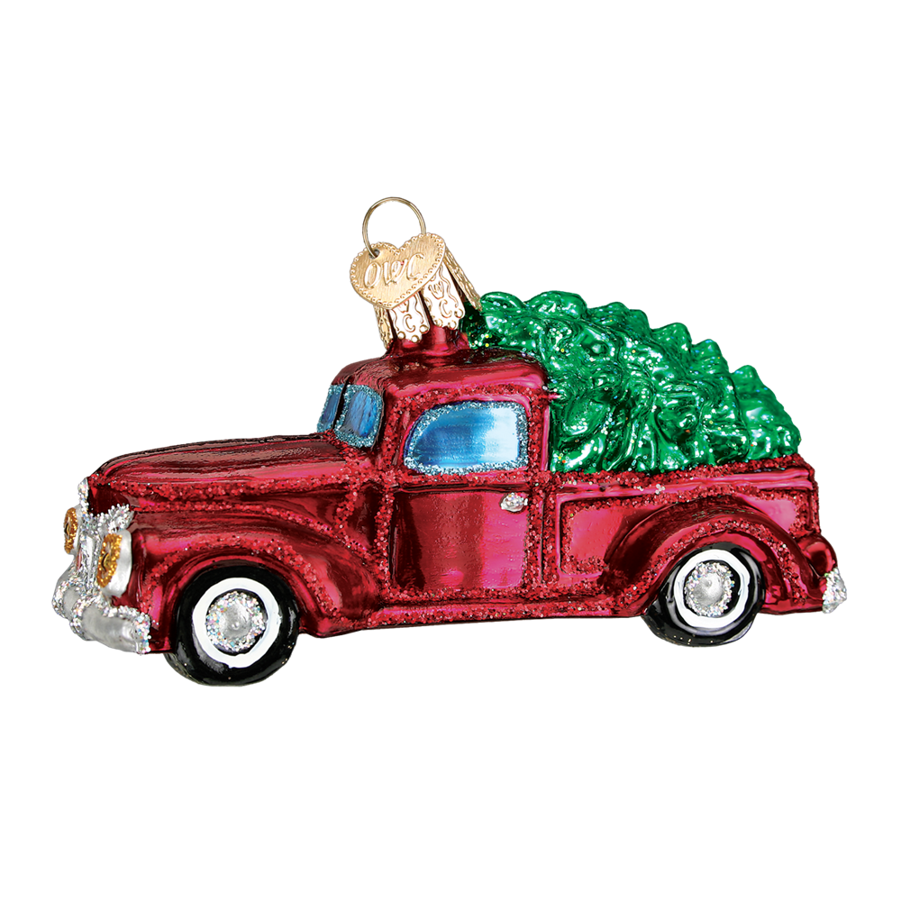 Old Truck with Tree Ornament by Old World Christmas