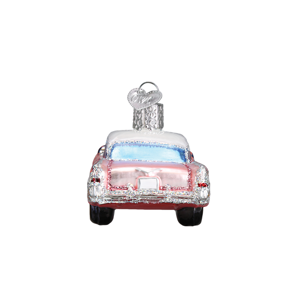 Pink Cadillac Christmas Ornaments