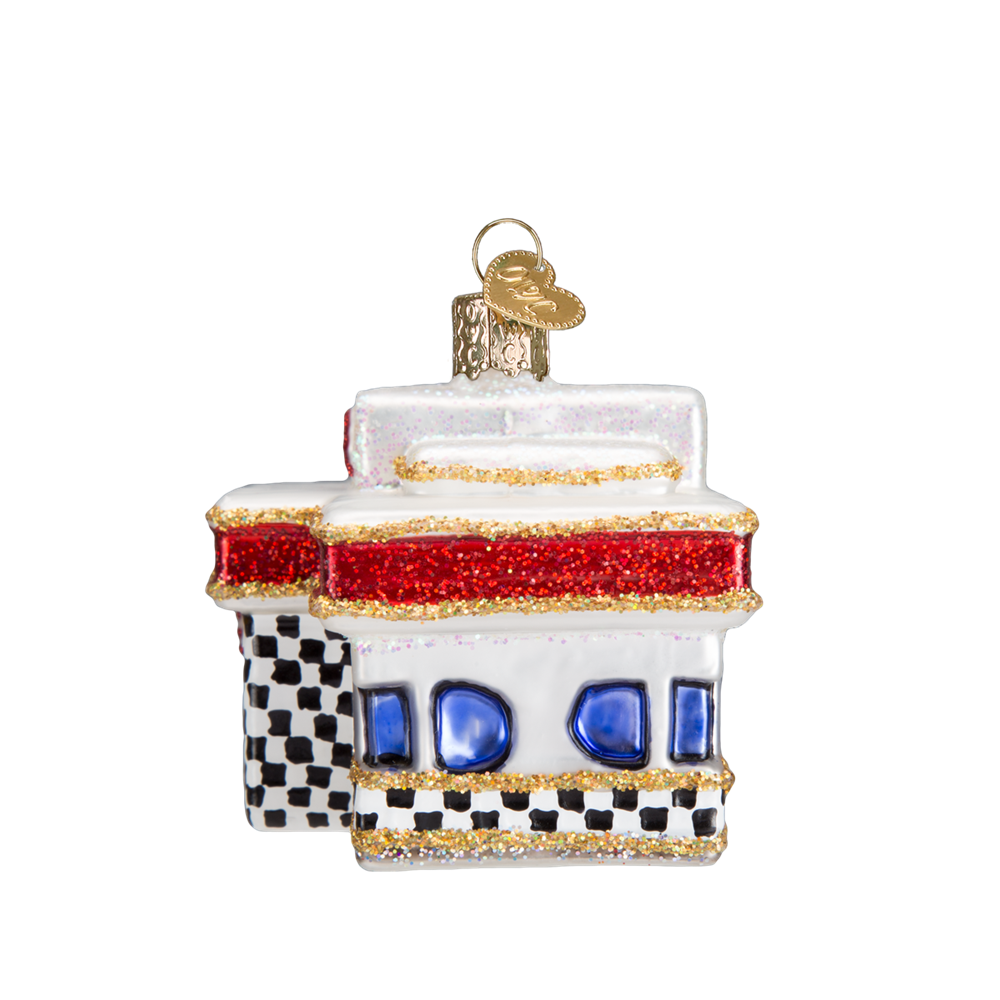 Diner Ornament - Retro 1950's Christmas Ornaments