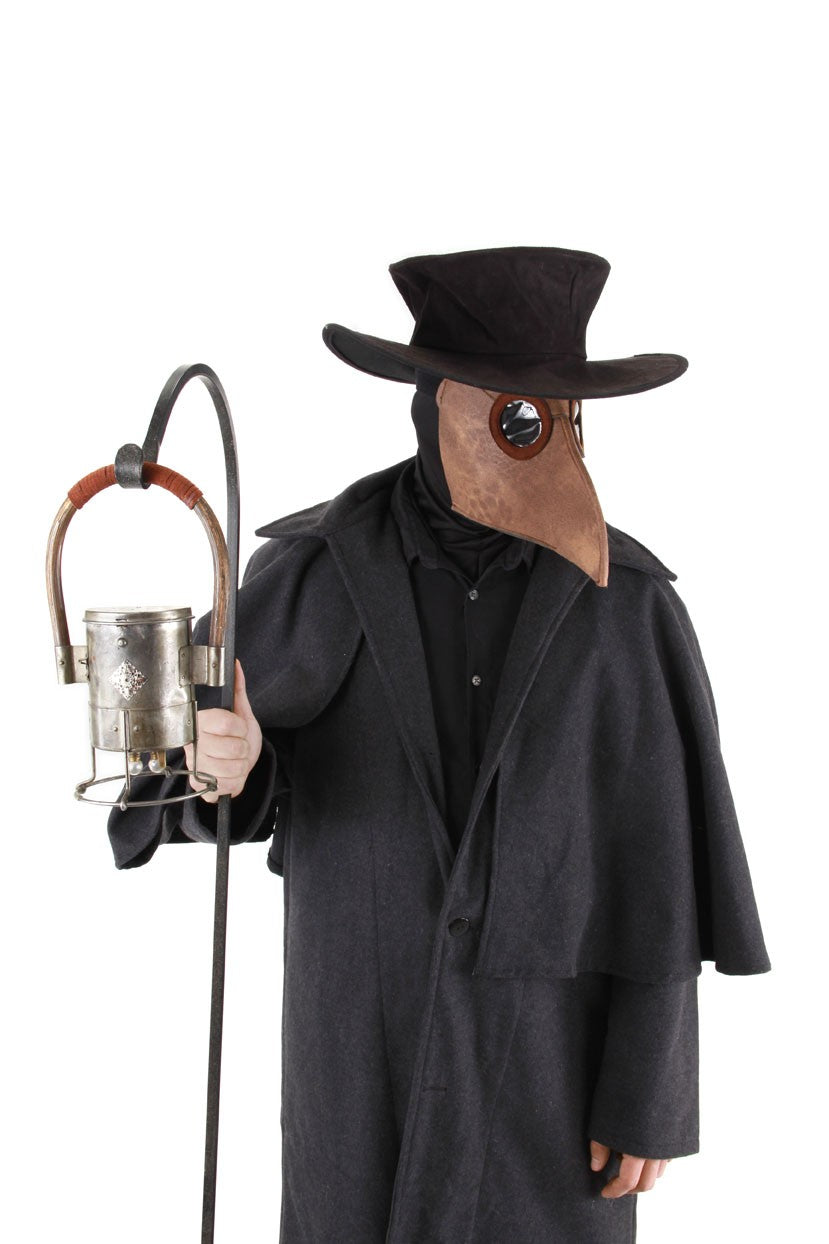 Plague Doctor Mask and Hat - Halloween Costume Accessories