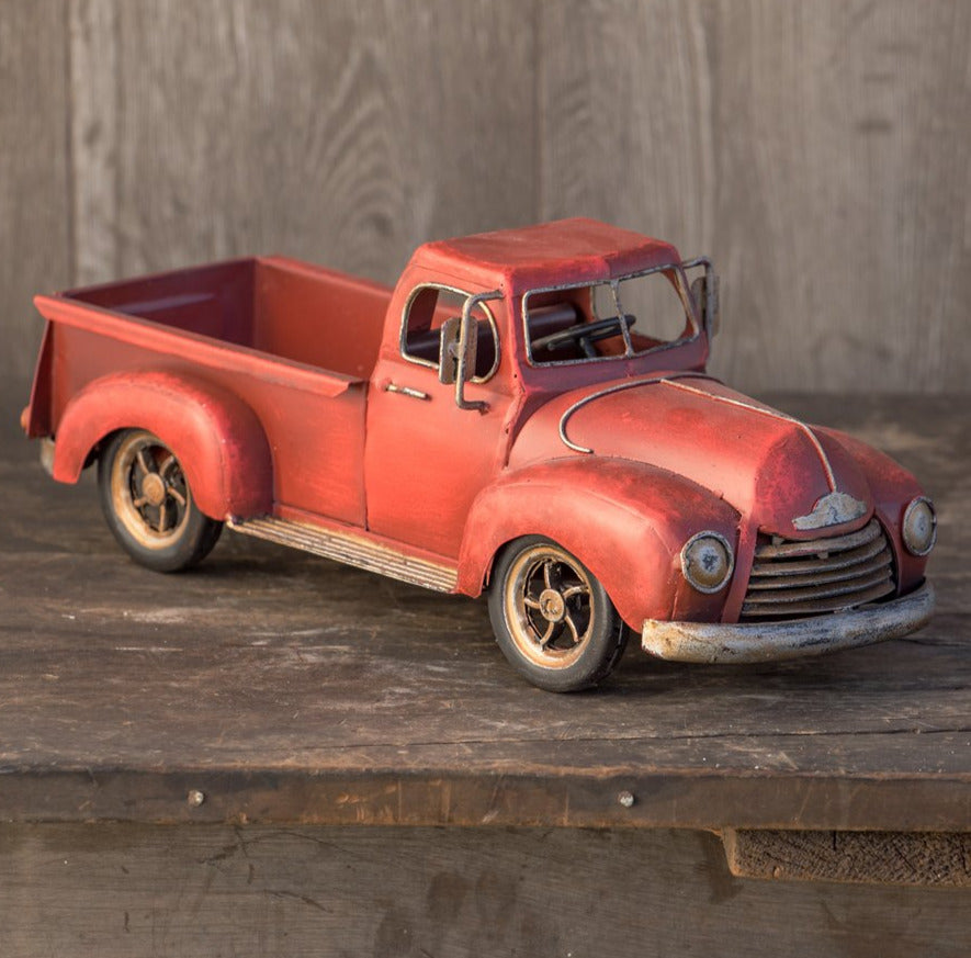 Vintage Red Truck Prop