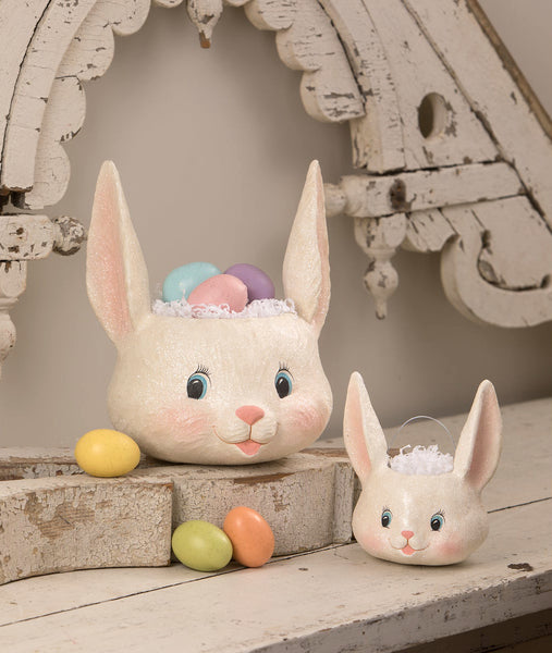 Retro Bunny Head Bucket Bethany Lowe Easter Decorations