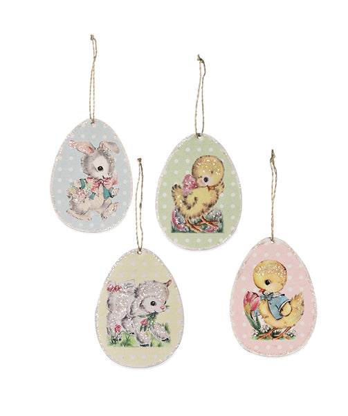 Retro Paper Egg Ornaments Bethany Lowe Easter Decorations