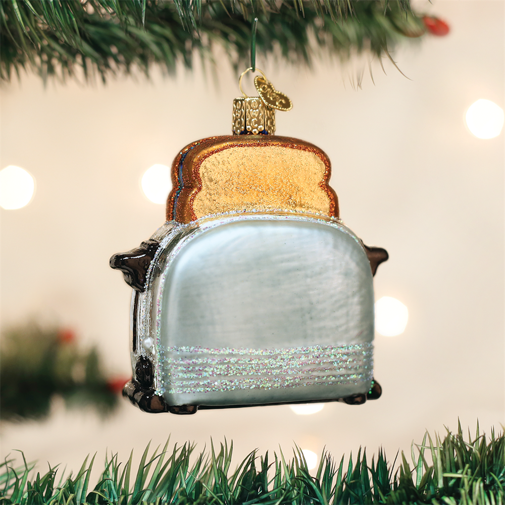 Retro Toaster Christmas Ornament