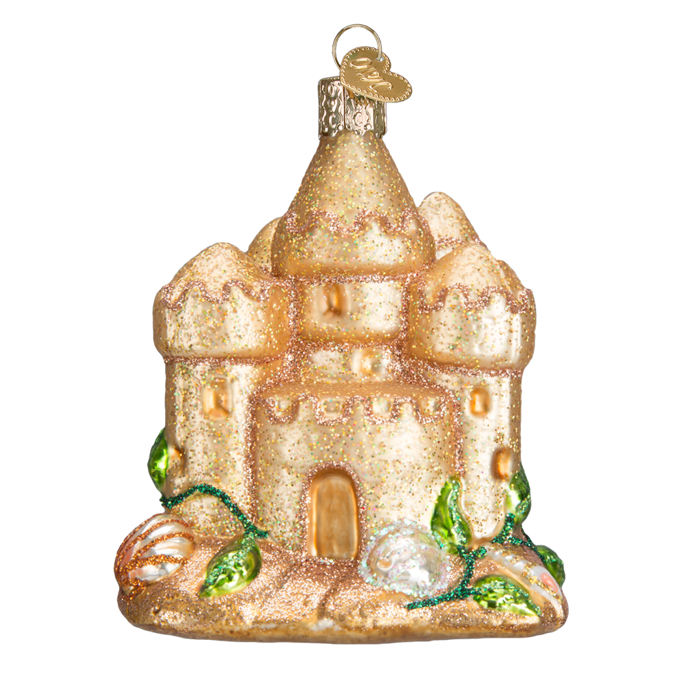 Sand Castle Christmas Ornaments