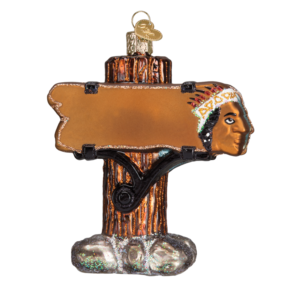 Sequoia National Park Ornament Glass Camping Ornaments Old World Christmas