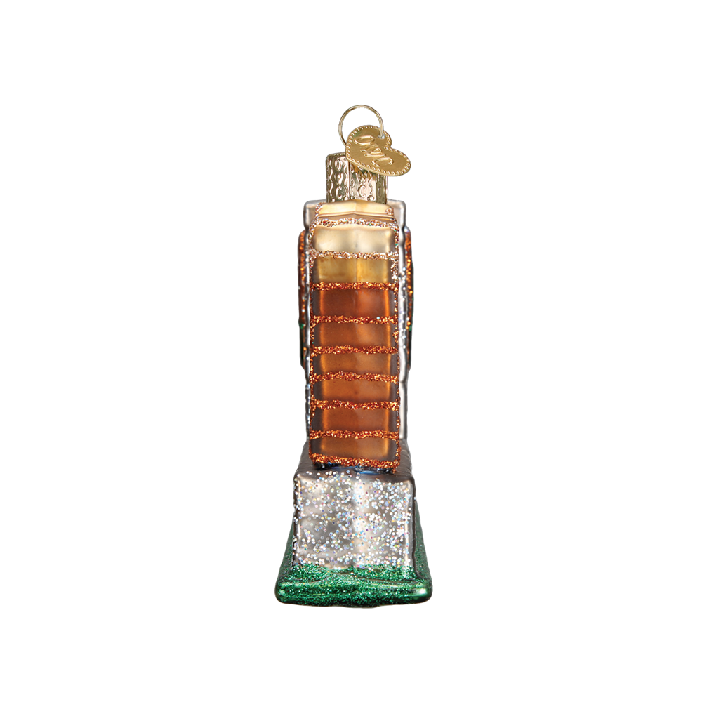 Glacier National Park Sign Ornament - Sideview