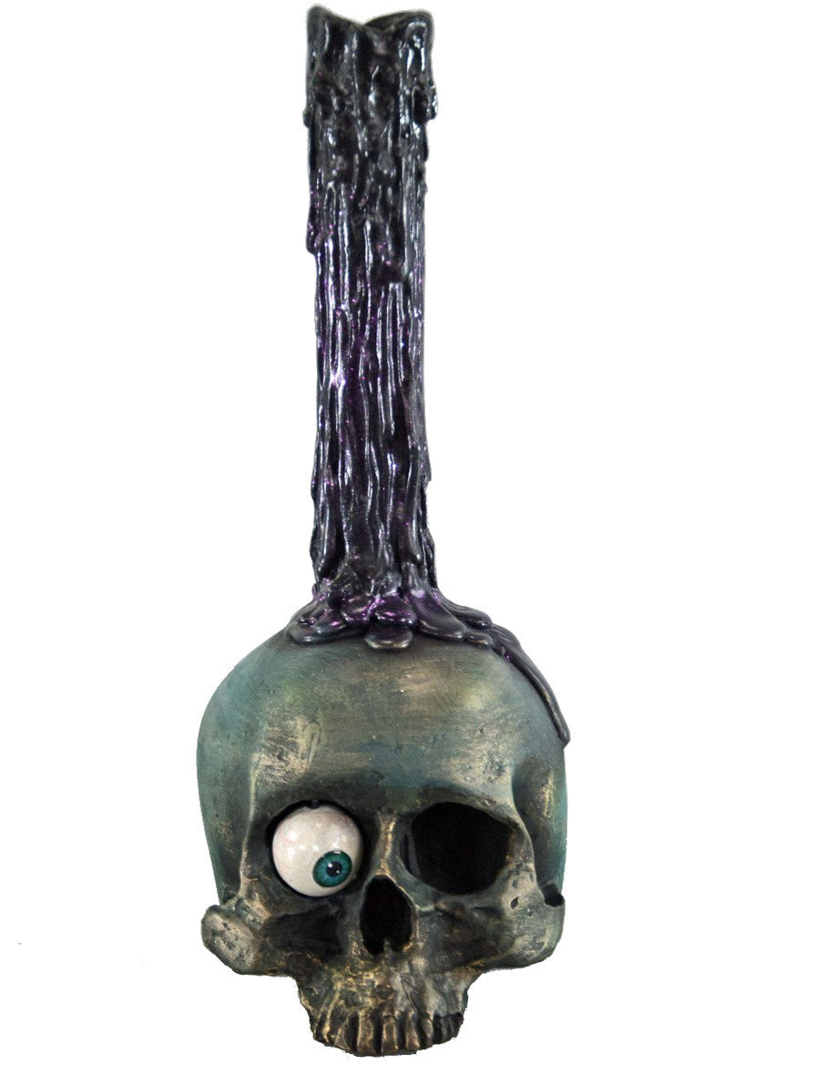 Katherine's Collection Skull Candle Holder
