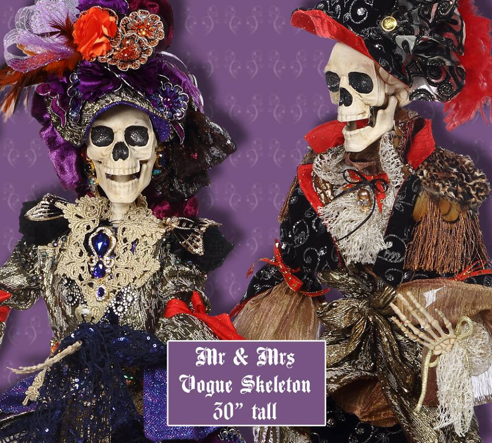 Vogue Skeleton Couple - 30"