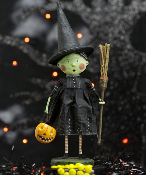 Lori Mitchell Wicked Witch Figurine | Cute Halloween Decorations