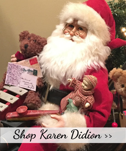 Karen Didion Santas - TheHolidayBarn.com