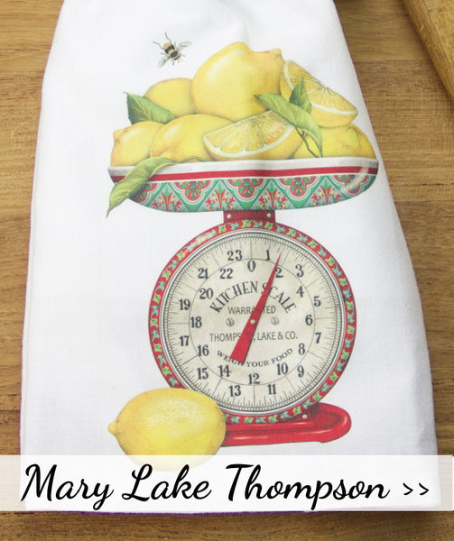 Mary Lake-Thompson Winter Birds and Flowers Cotton Flour Sack Dish Tow –  The Barrington Garage