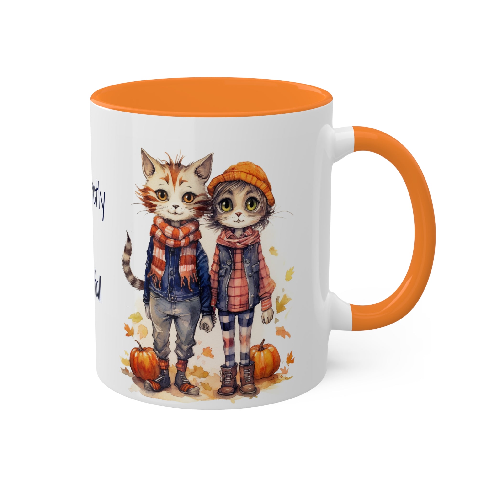 Finn & Olive Cozy Fall Kitties Mug
