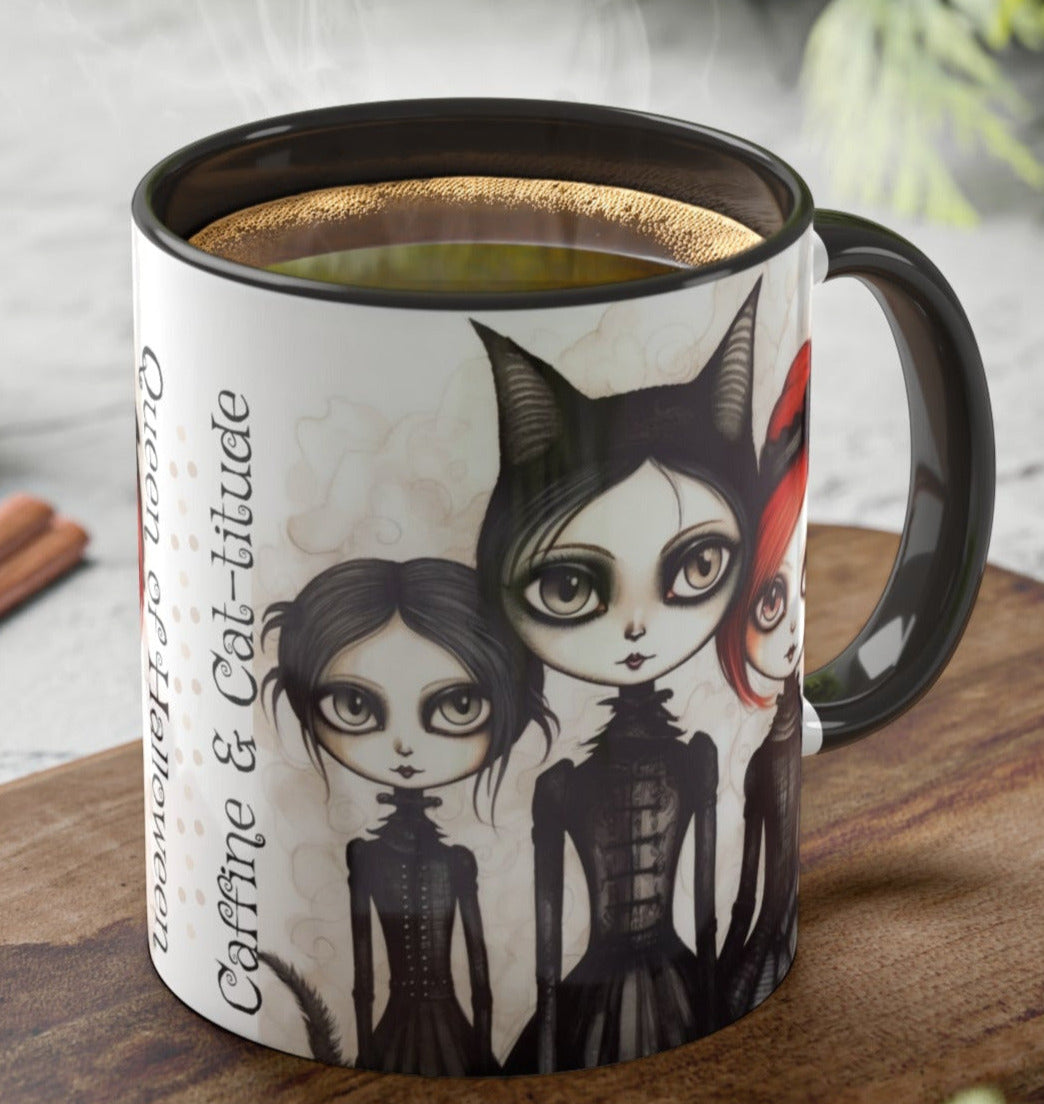 Best Cat-Lovers Gift Ideas, Goth Cat Girls Mug