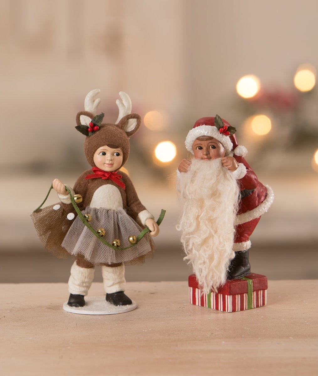 Milo's Santa Dress Up | Bethany Lowe Christmas Figurines - TheHolidayBarn.com Milo's Santa Dress Up | Bethany Lowe Christmas Figurines - TheHolidayBarn.com