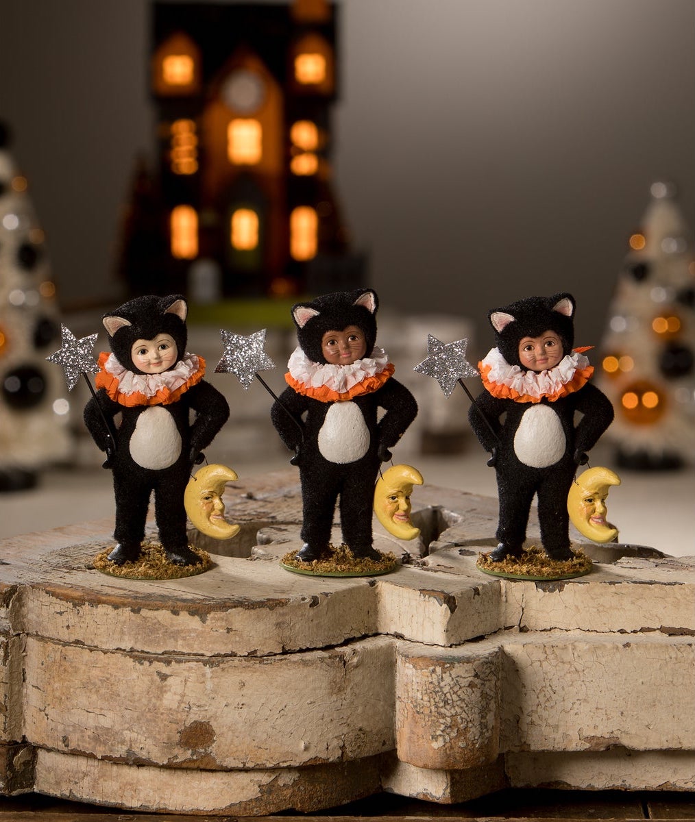 Dressed Up Dessi Cat Figurines by Bethany Lowe