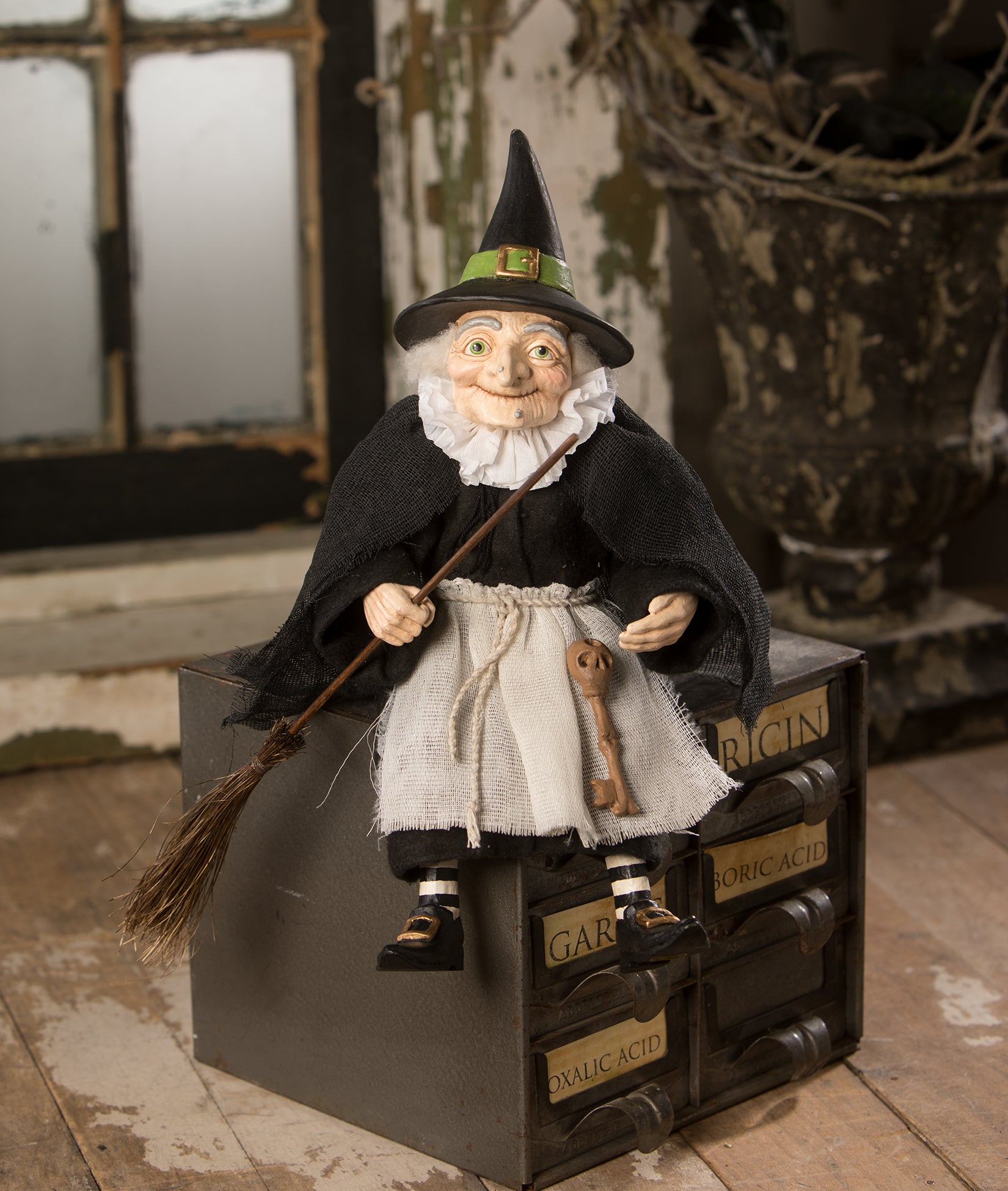 Bethany Lowe Posable Witch, 2023