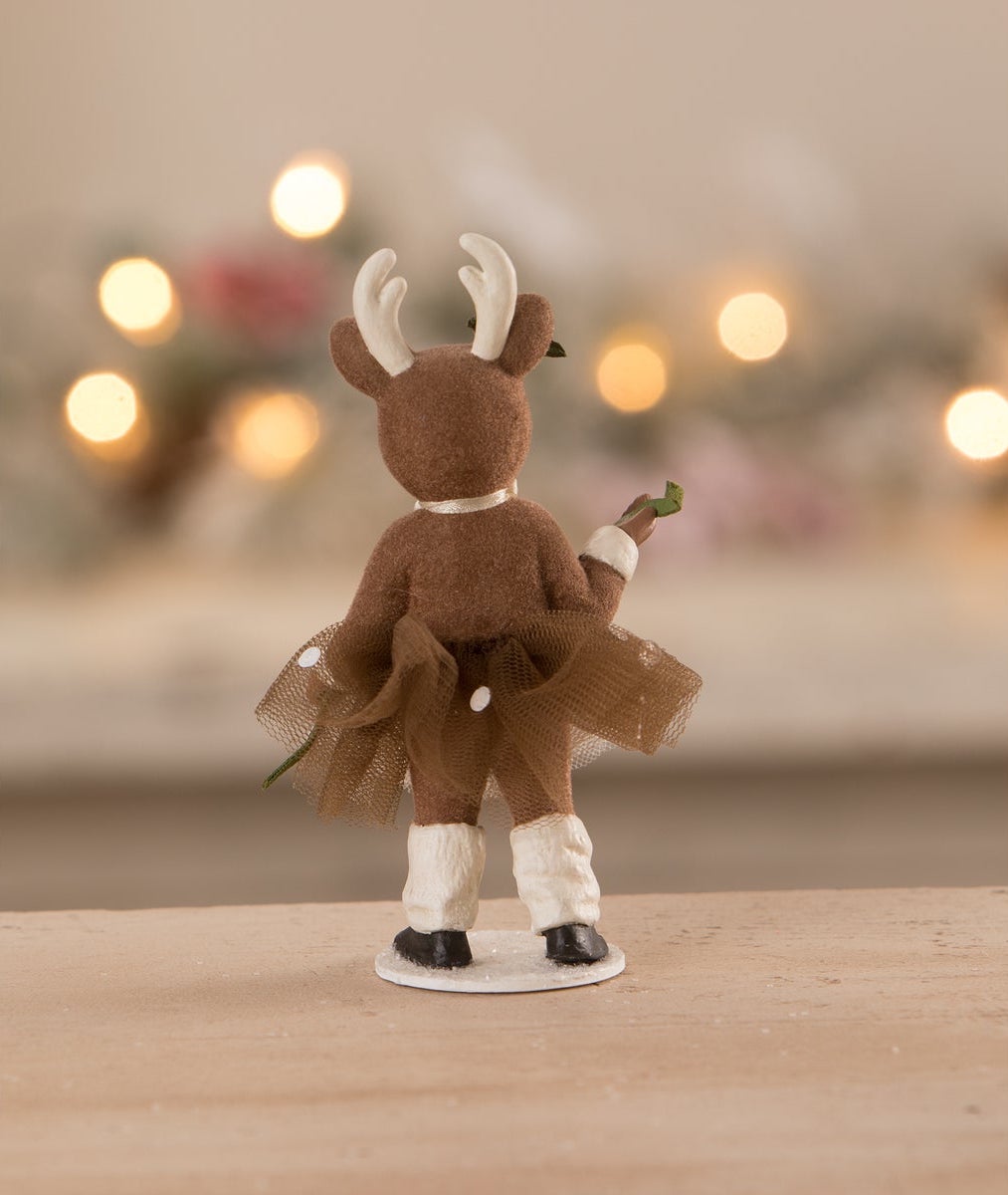 Reindeer Dolly Figurine - backside