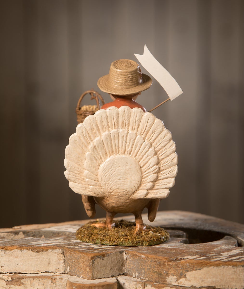 Bethany Lowe Thanksgiving Turkey Trot Tucker Figurine