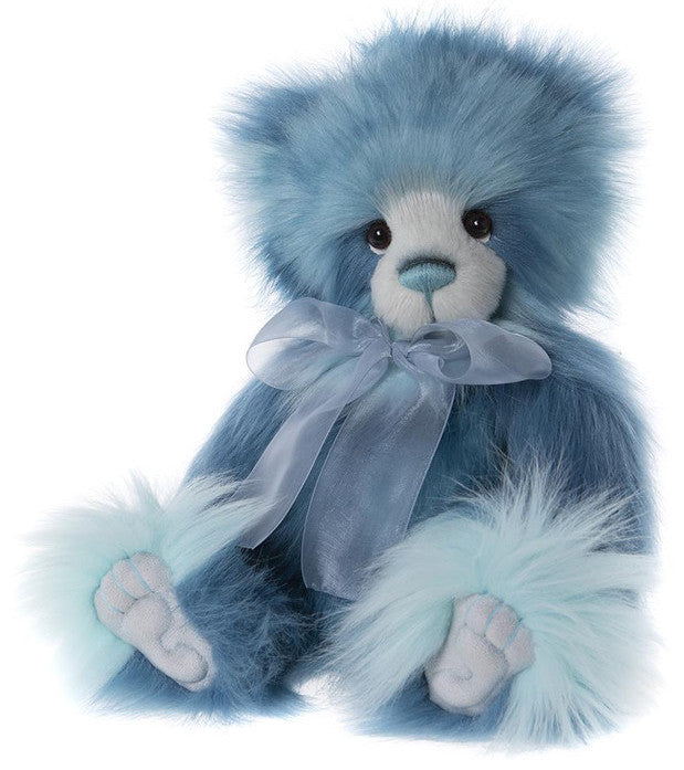 Charlie Bears Blue Moon Bear - Blue Plush Teddy Bear