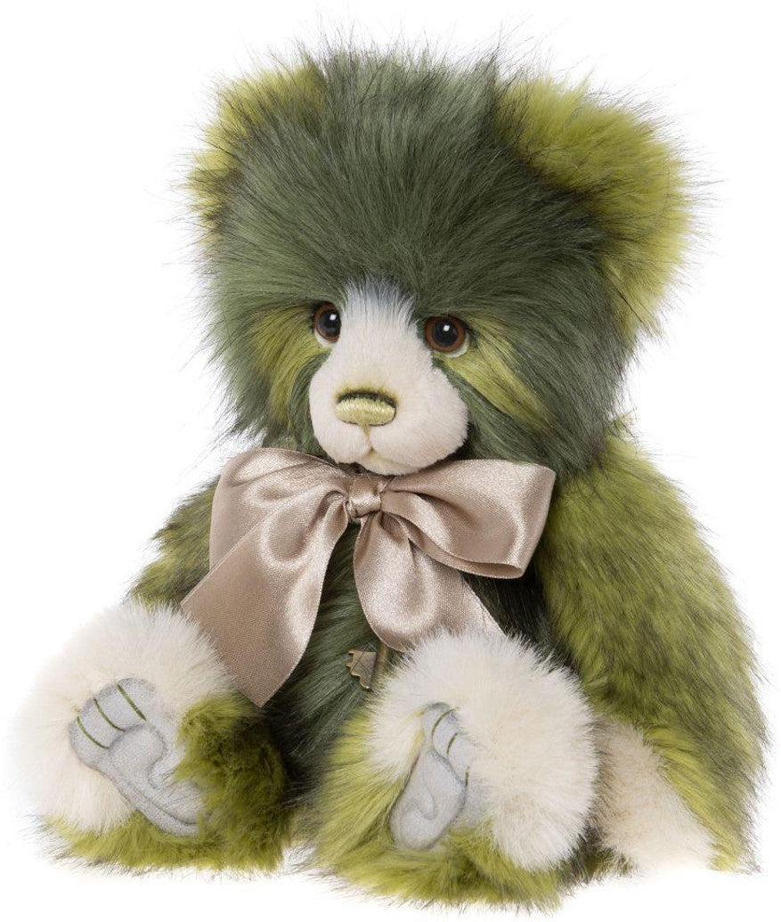 Charlie Bears Foggy Bear - Green PLush Teddy Bear