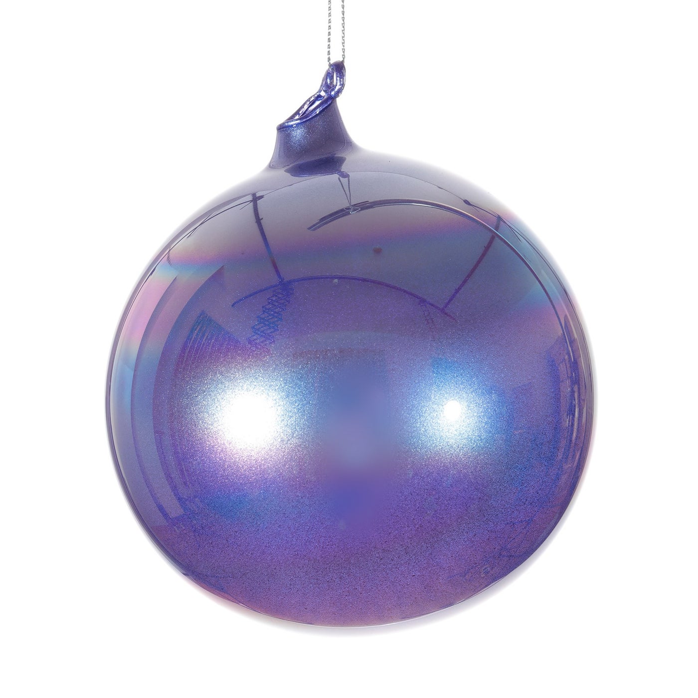 Jim Marvin Lavender Pearl Glass Ball Ornaments