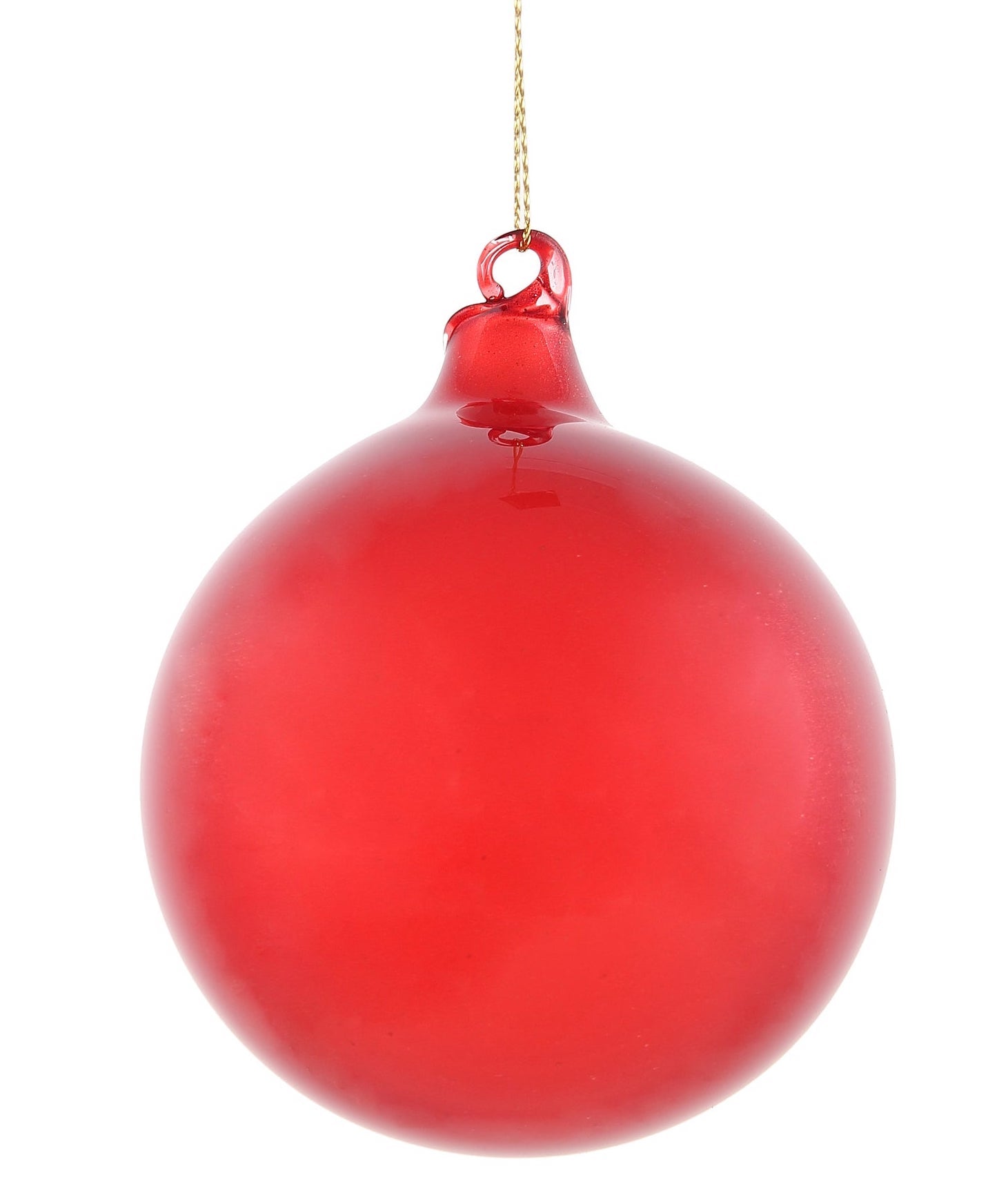 Jim Marvin Red Glitter Bubblegum Glass Ornaments