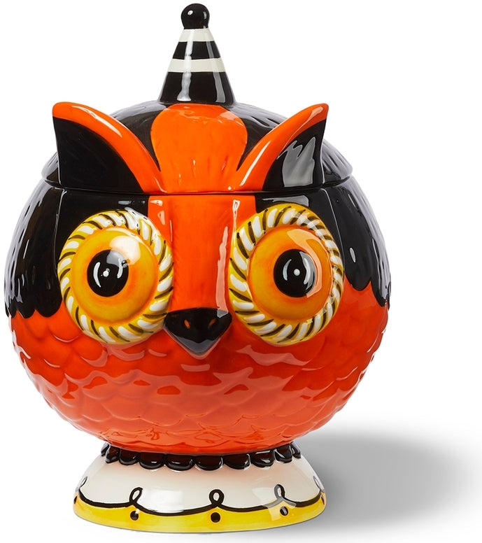 Johanna Parker Halloween Owl Cookie Jar